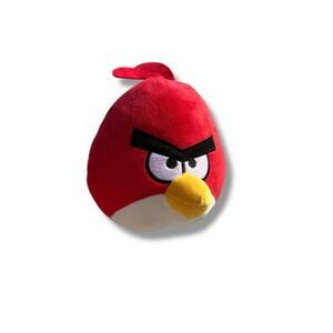 Angry Birds Red Bird Plush 9in Classic Game Character Stuffed Toy